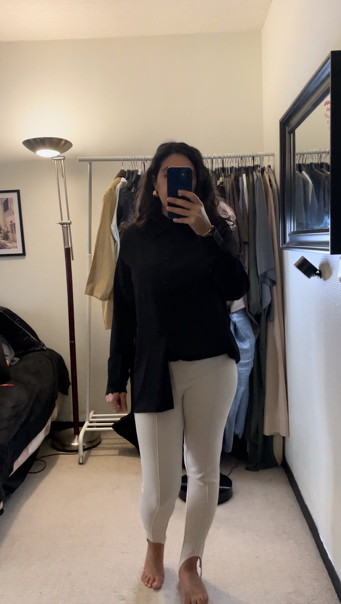 CHEMISE FLUIDE NOIRE