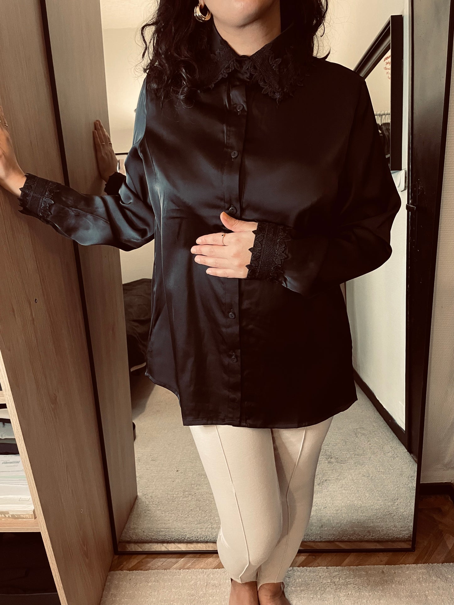 CHEMISE FLUIDE NOIRE