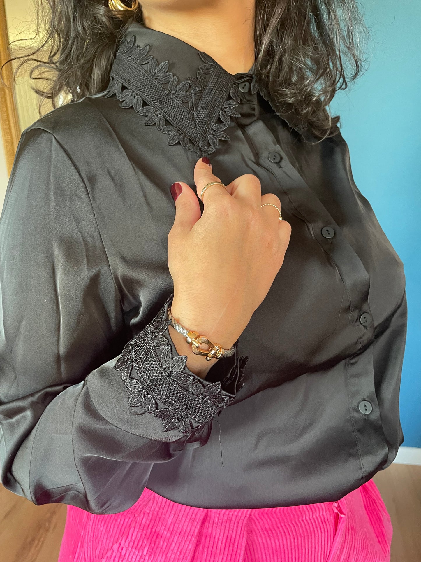 CHEMISE FLUIDE NOIRE